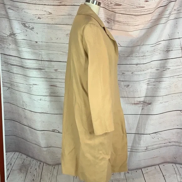 MSGM wool blend camel coat made in Italy